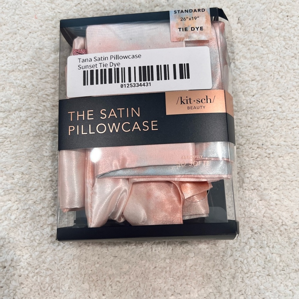 Kitsch sunset Satin Pillowcase